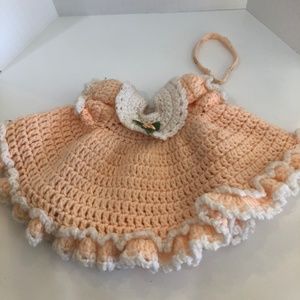 Vintage Knit Doll Dress